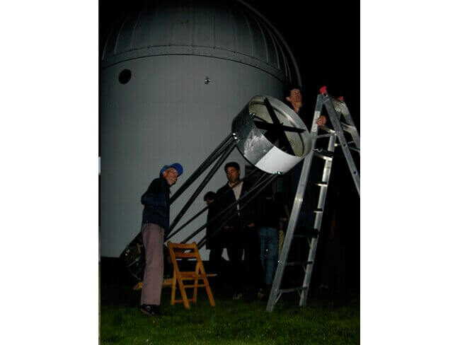 Visite de l’observatoire de M. Hamel, à Drummondville.